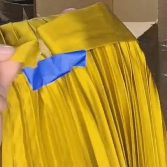 MAC DUGGAL 26483 Pleated Cap Sleeve Satin Midi Gown Size 6 New w/ Tag MSRP $338 - Picture 16 of 16